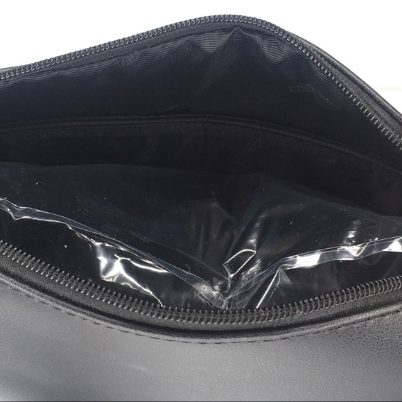 New Folli Follie Black Leather Shoulder Bag & Crossbody Bag - Picture 7 of 12